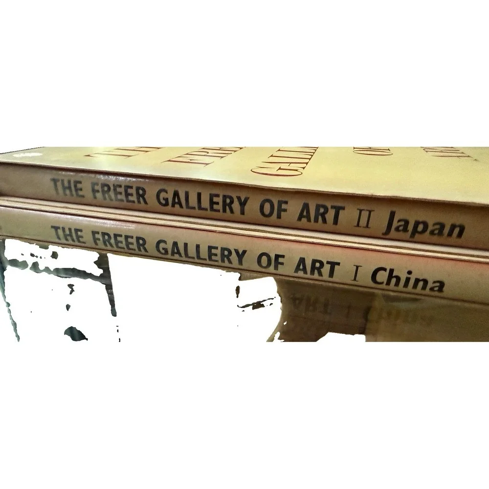 VTG Freer Gallery of Art China Japan 2 Vol Set Large Format Smithsonian Book HB